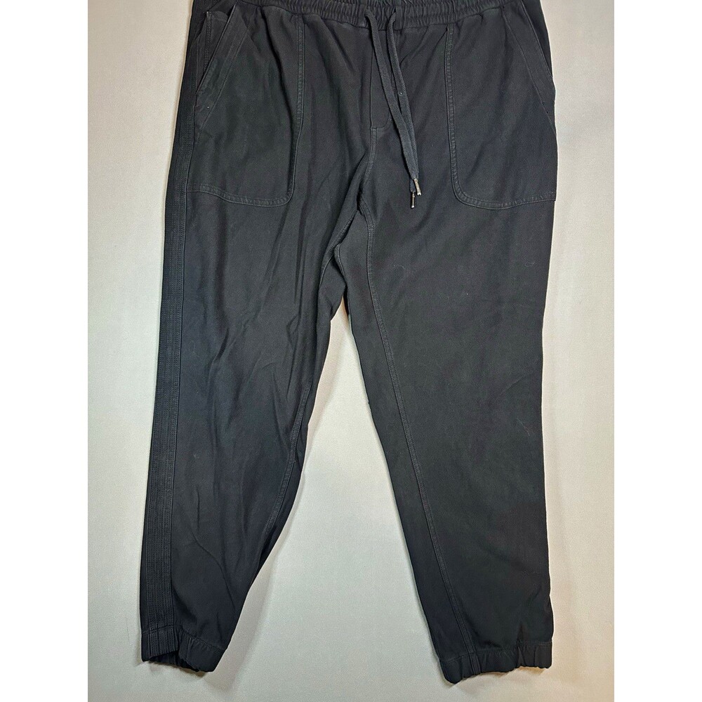 Athleta Women's Gray Solid Jogger Pants XL Regular Tapered Elastic Drawstring